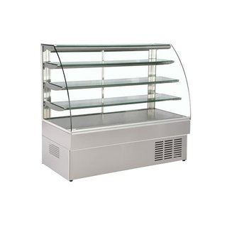 Curved Display Showcase Fridge