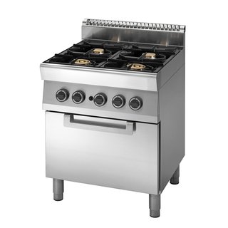 4 Gas Burners with Oven